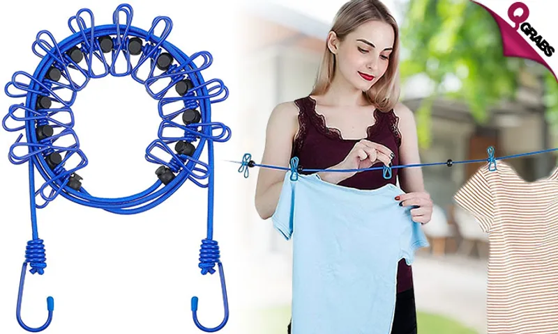 Adjustable Travel Clothesline!